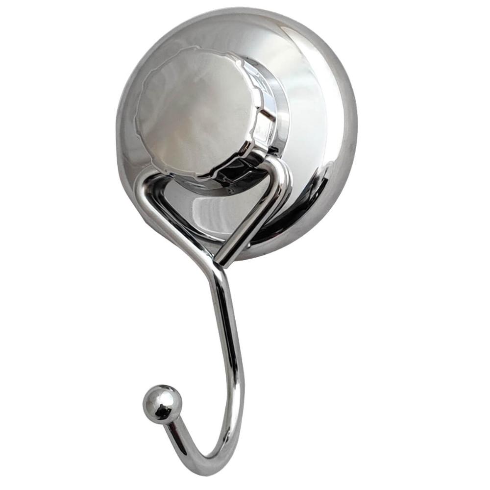 Porta Toalha De Banheiro Cabide De Inox Gancho Com Ventosa P