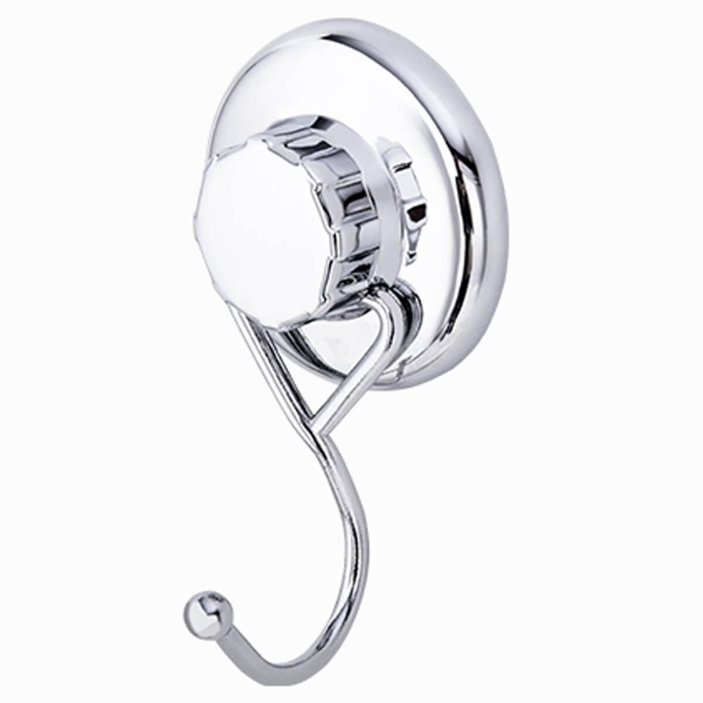 Porta Toalha De Banheiro Cabide De Inox Gancho Com Ventosa P