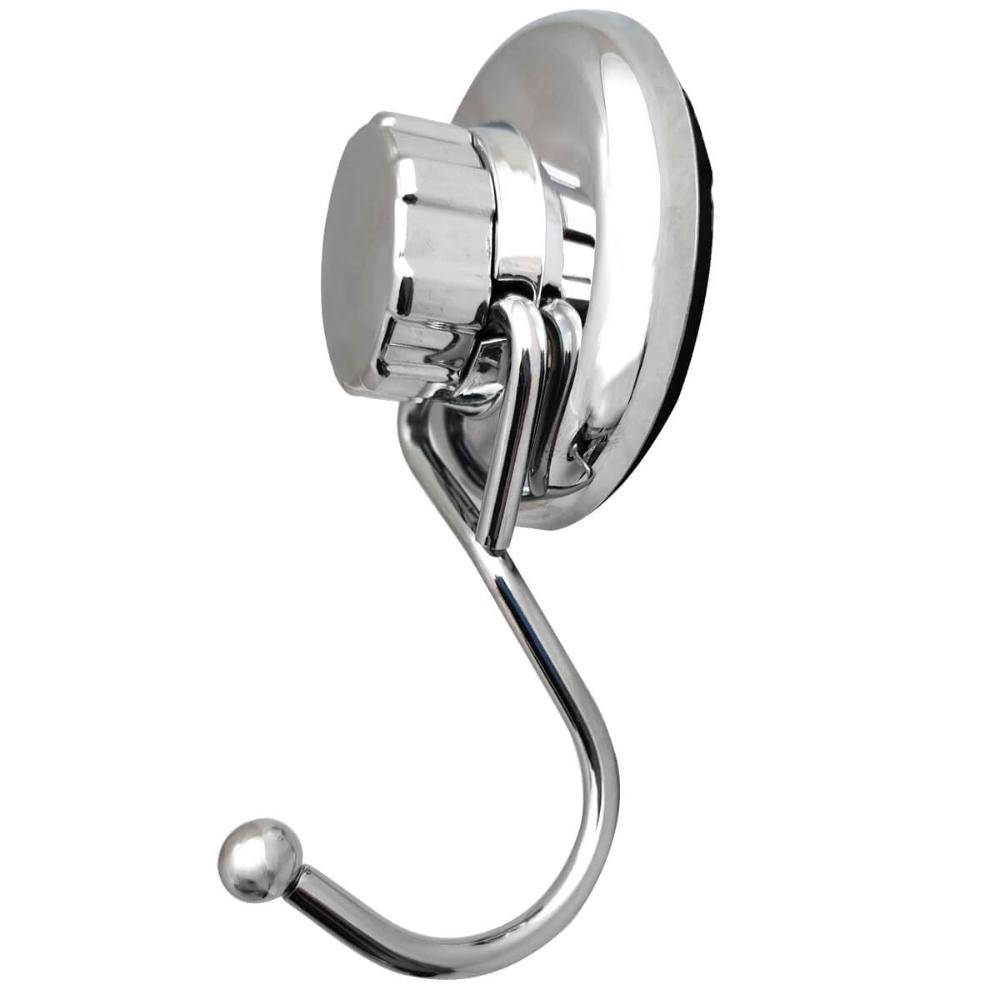 Porta Toalha De Banheiro Cabide De Inox Gancho Com Ventosa P