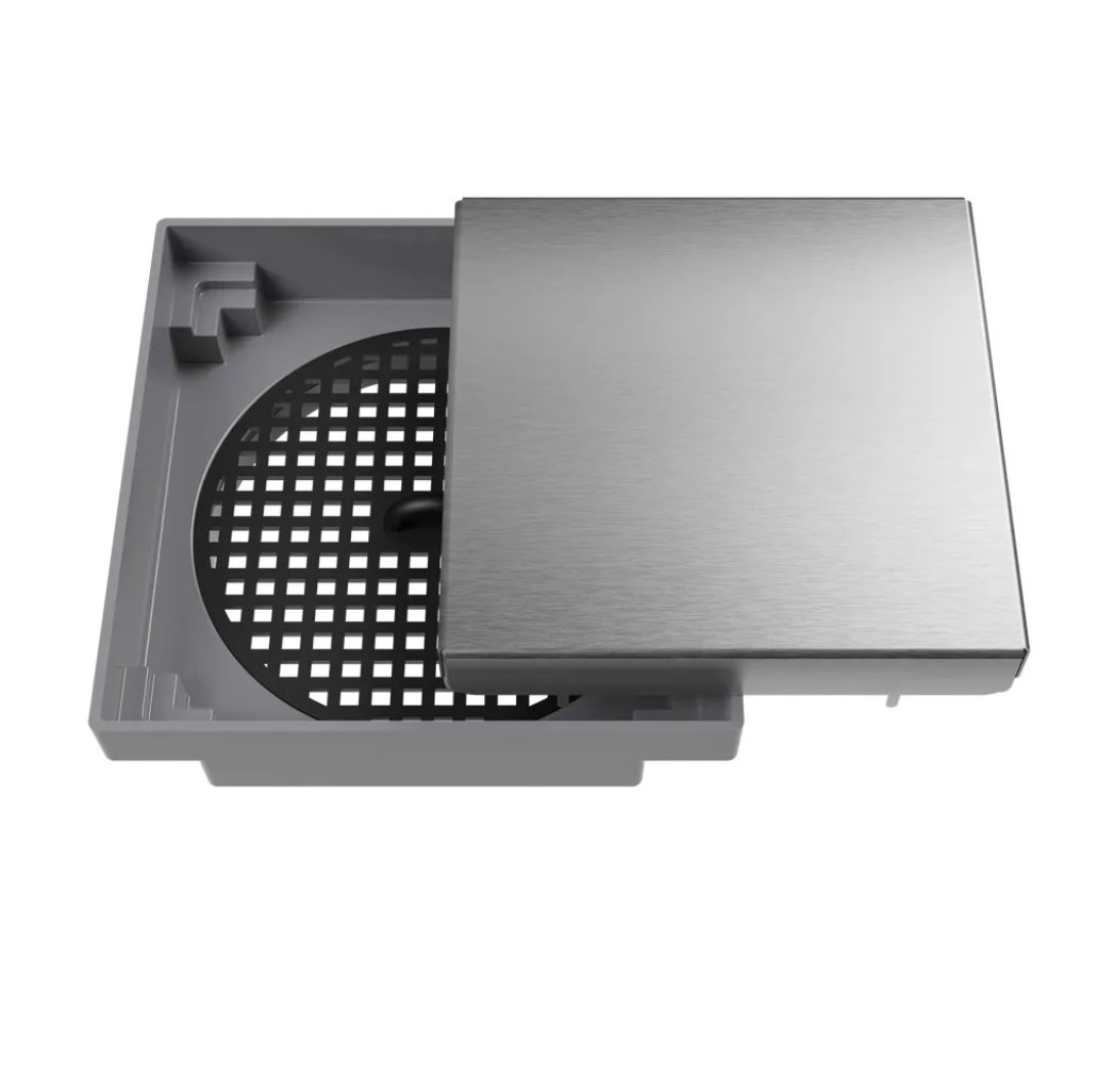 Ralo Oculto Aço Inox 15 x 15 - Astra