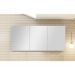 Espelheira Armário Banheiro Conexion 120cm Montada - Cinza Matt