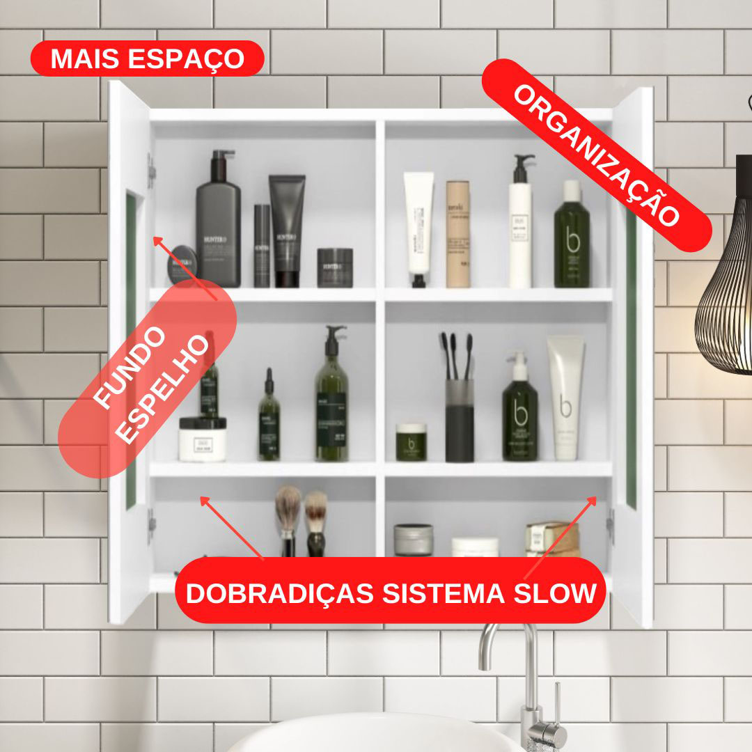 Espelheira para Banheiro Life 60