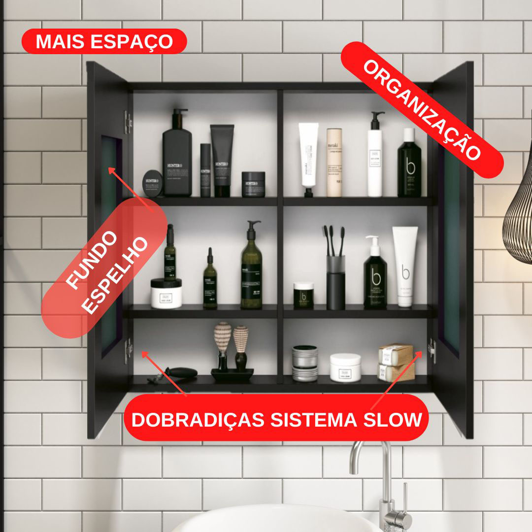 Espelheira para Banheiro Life 60