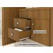 Kit Luna 60 Para Banheiro com espelho e cuba suspenso MDF