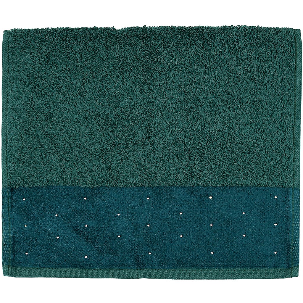 Kit 3 Toalha Lavabo Cristal Natalina 30x50cm Burgundy/Imensidão Azul