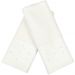 Kit 3 Toalha Lavabo Cristal Natalina 30x50cm Off White