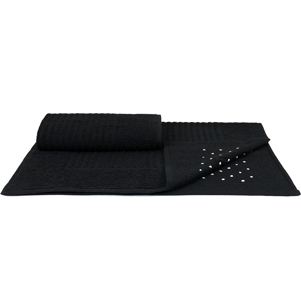 Toalha de Piso Basic Antiderrapante 50x70cm Preto