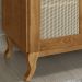 Buffet Aparador 4 Portas Com Tela 0709500 Imbuia Madeira Pinus AT Moveis