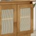 Buffet Aparador 4 Portas Com Tela 0709500 Imbuia Madeira Pinus AT Moveis