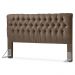 Cabeceira Cama Box Casal 140cm Iasmin Suede Marrom - Atraente Móveis