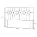 Cabeceira Cama Box Casal 140cm Iasmin Suede Marrom - Atraente Móveis