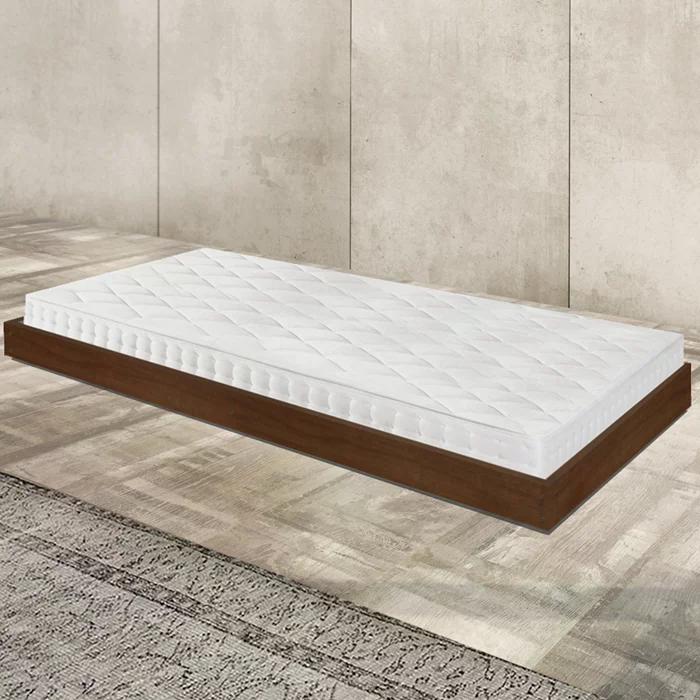 Cama Auxiliar Com Rodizios Madeira Maciça Castanho AT Moveis