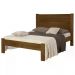 Cama Casal Madeira Maciça Lara Castanho AT Moveis