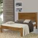 Cama Casal Madeira Maciça Lara Imbuia AT Moveis