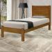 Cama Solteiro Madeira Maciça Lara Imbuia AT Moveis