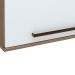 Armário Aéreo Evolution 1 Porta Tannat e Branco 61 cm