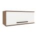 Armário Aéreo Evolution 1 Porta Tannat e Branco 80 cm