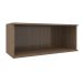 Armário Aéreo Evolution 1 Porta Tannat e Branco 80 cm