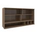 Armário Aéreo Evolution 1 Porta Tannat e Legno Crema 120 cm