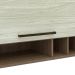 Armário Aéreo Evolution 1 Porta Tannat e Legno Crema 120 cm