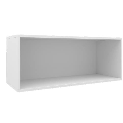 Armário Aéreo Geladeira De Cozinha e Lavanderia 1 Porta Top Class 0,80m Branco