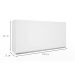 Armário Aéreo Top Class 1 Porta Branco 120 cm