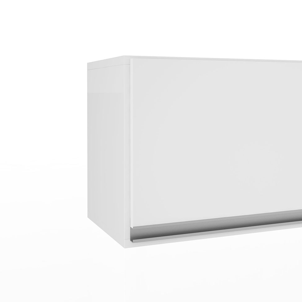 Armário Aéreo Top Class 1 Porta Branco 80 cm