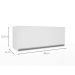 Armário Aéreo Top Class 1 Porta Branco 80 cm