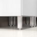 Armário De Cozinha 4 Portas 3 Gavetas Espaçoso Moderno Com Tampo Granito 141x194 4p
