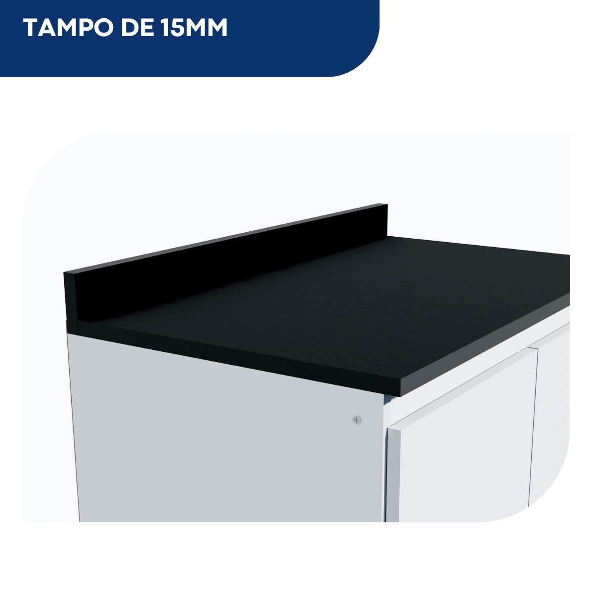 Armário Multioso Moderno Com 2 Portas e Pés Branco Para Lavanderia Gs