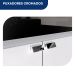 Armário Multioso Moderno Com 2 Portas e Pés Branco Para Lavanderia Gs