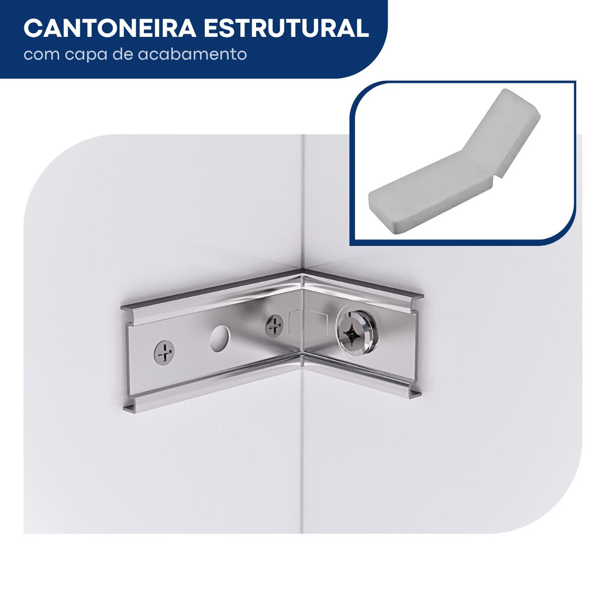 Armário Multioso Moderno Com 2 Portas e Pés Branco Para Lavanderia Gs