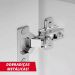 Armário de Cozinha e Lavanderia com 2 Portas Duplo Aéreo Módulo Suspenso Top Class Batrol Branco