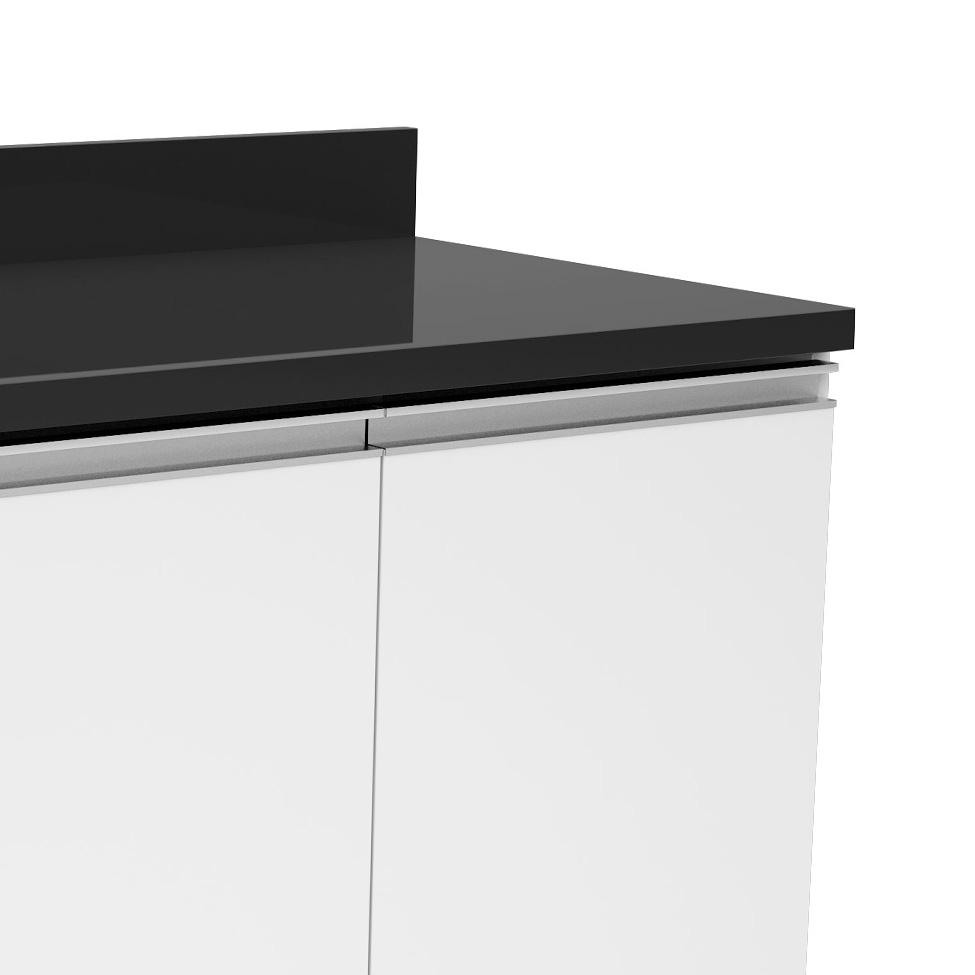 Balcão de Cozinha com Tampo Top Class 2 PT Branco
