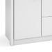 Cômoda Elegance 2 Portas 4 Gavetas Branca