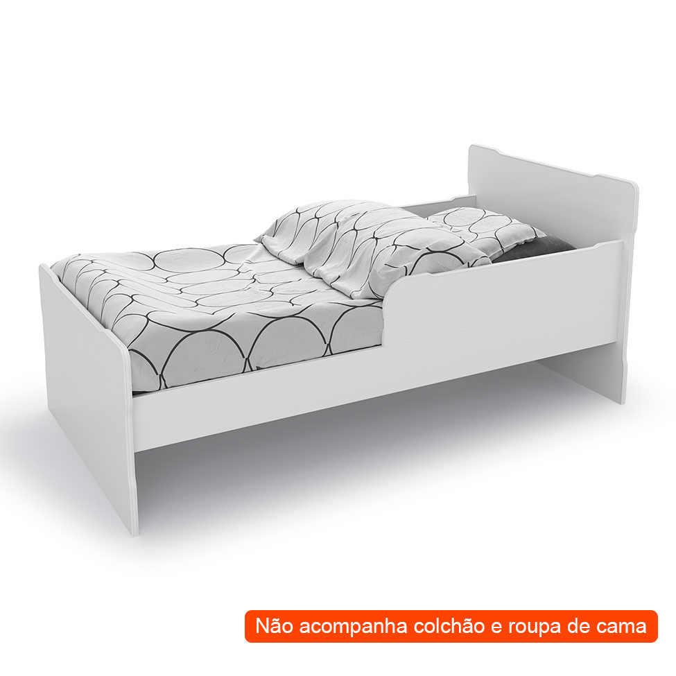 Cama Infantil New Baby Branca