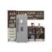 Cozinha Compacta Evolution 5 Portas 4 Gavetas Legno e Crema