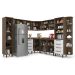Cozinha Completa Evolution Plus 10 Portas 8 Gavetas Branco e Tannat