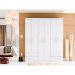 Guarda-Roupa Casal Advantage 6 Portas 4 Gavetas Branco