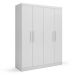 Guarda-Roupa Casal Supreme 4 Portas 2 Gavetas Branco