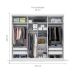 Guarda-Roupa Casal Supreme 6 Portas 4 Gavetas Branco