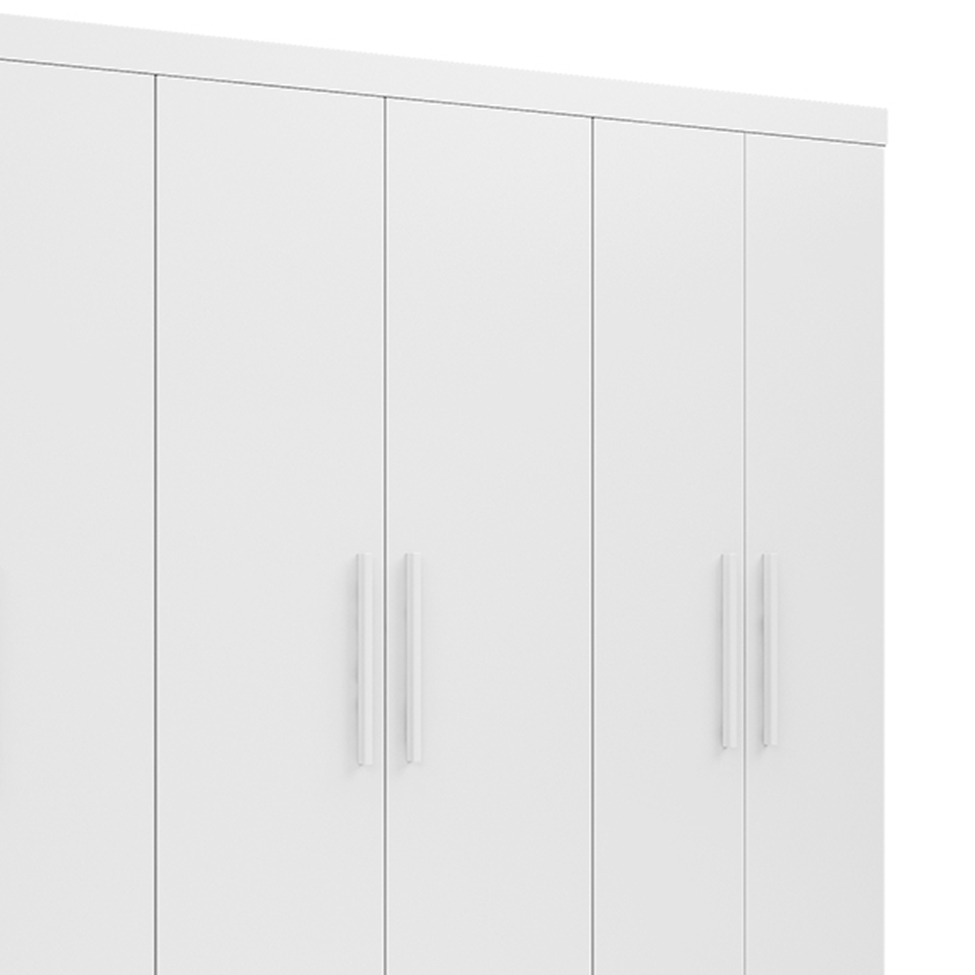 Guarda-Roupa Casal Supreme 6 Portas 4 Gavetas Branco