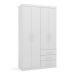 Guarda-Roupa Solteiro Advantage 4 Portas 3 Gavetas Branco
