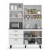 Kit de Cozinha Ravena 4 Portas 3 Gavetas Branco