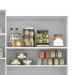 Kit de Cozinha Ravena 4 Portas 3 Gavetas Branco