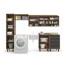 Lavanderia Modulada Confort 6 PT 4 GV Cinamomo e Grafite