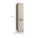 Paneleiro Evolution 2 Portas Tannat e Legno Crema