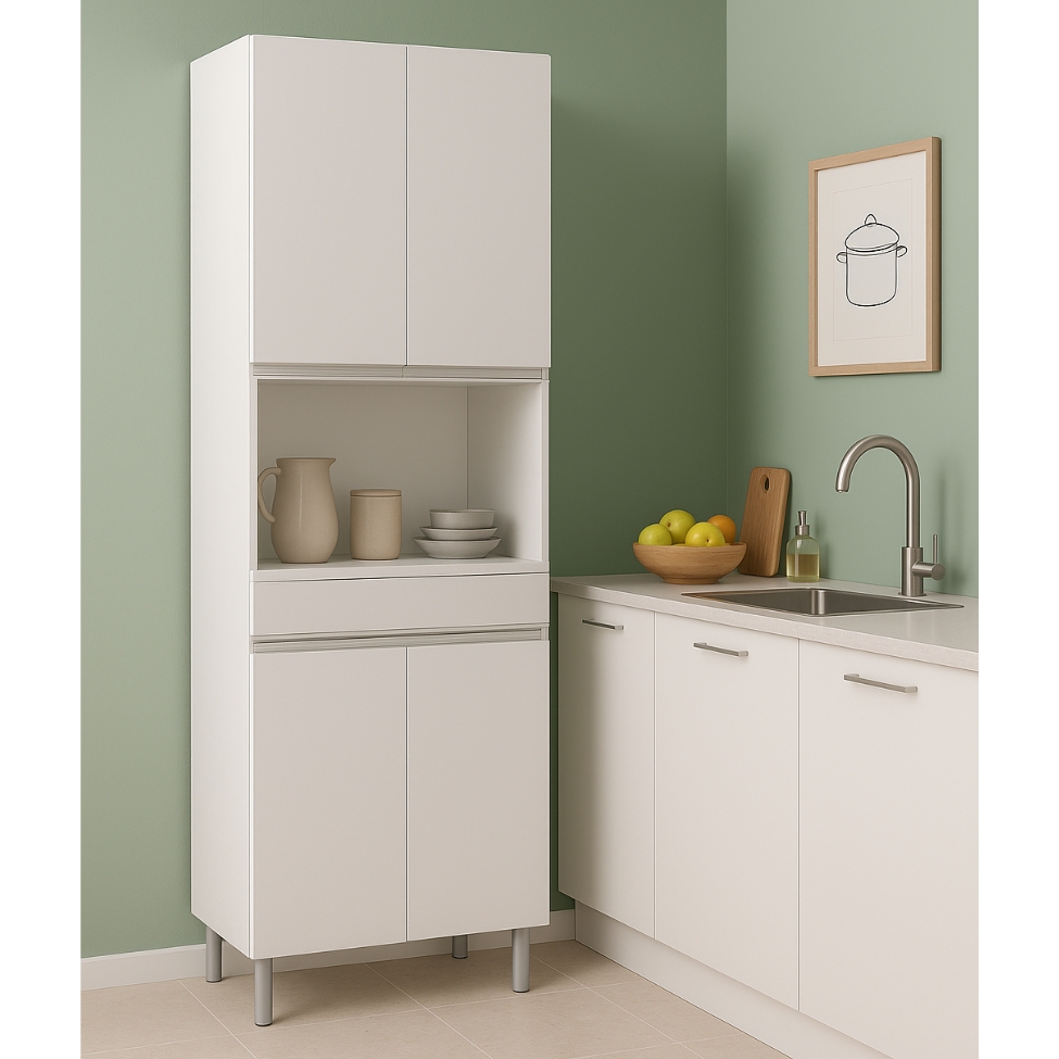 Paneleiro Top Class 4 Portas Branco