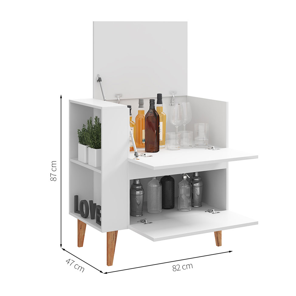 Adega Drink 3 PT Branca