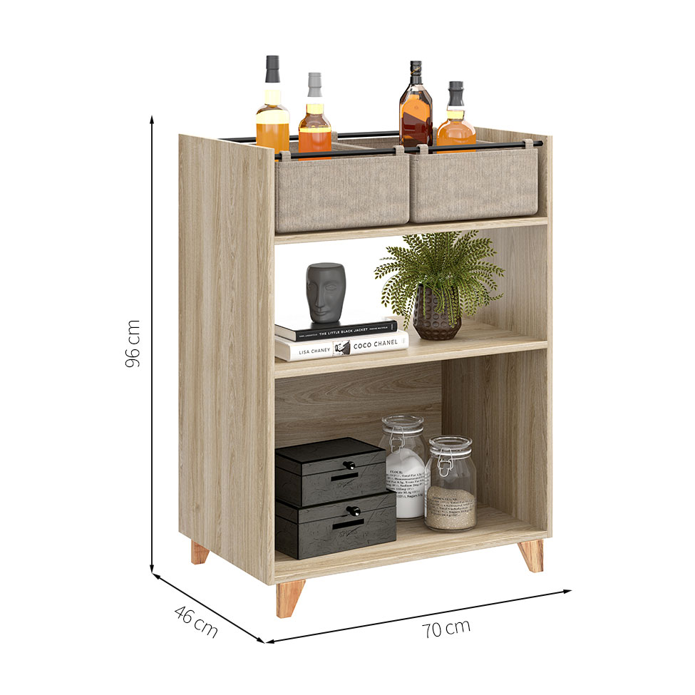 Adega Drink com Cestos 2 PT Aveiro